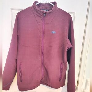 Mens L Outdoor Research Vigor Plus Fleece Jacket Sweater